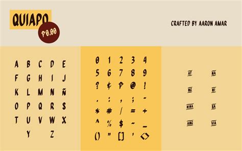 Quiapo Font .